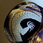 Handcrafted Edo Kiriko Majestic Dragon whisky glass, Japanese cut crystal tumbler by Viko