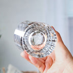 Handcrafted Edo Kiriko Zodiac Constellation whisky glass, Japanese cut crystal tumbler by Viko