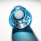 Handcrafted Edo Kiriko Ryujin Asanoha whisky glass, Japanese cut crystal tumbler by Viko