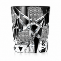 Dark Ragnarok Edo Kiriko Whisky Glass | Black Japanese Crystal Tumbler - Product image 1