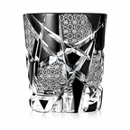 Dark Ragnarok Edo Kiriko Whisky Glass | Black Japanese Crystal Tumbler - Product image 1
