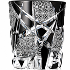 Dark Ragnarok Edo Kiriko Whisky Glass | Black Japanese Crystal Tumbler - Product image 4