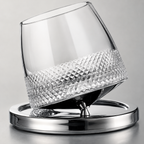 Rotating Crystal Whisky Glass with Display Base | Modern Spinning Tumbler - Product image 4