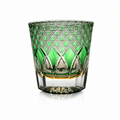 Emerald Shadow Edo Kiriko Whisky Glass | Japanese Crystal Tumbler - Product image 1