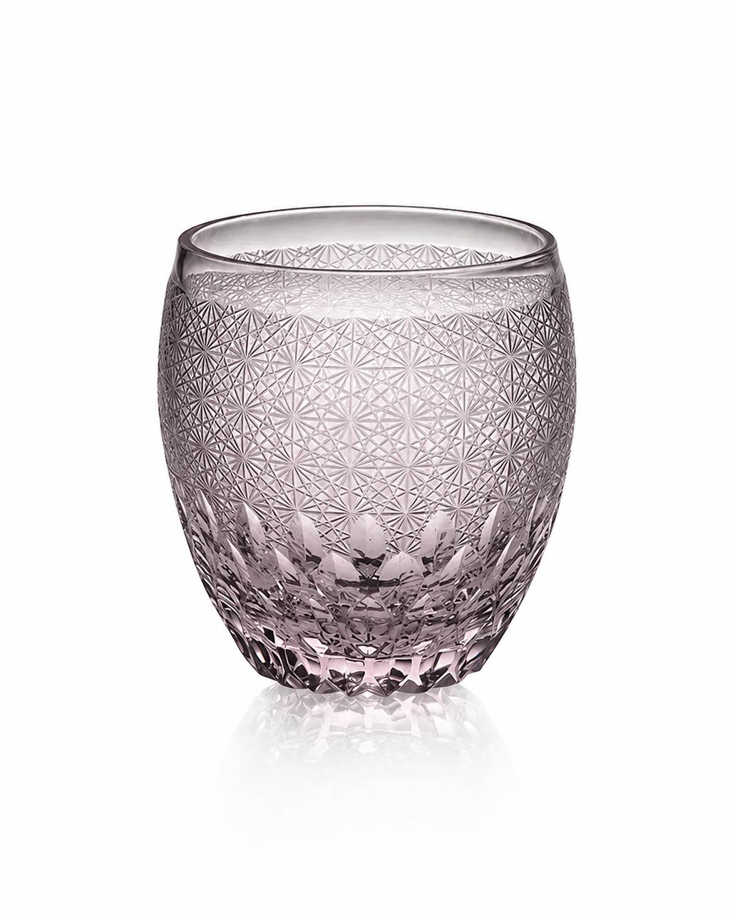 Pink Starfield Edo Kiriko Whisky Glass | Japanese Crystal Tumbler - Product image 1