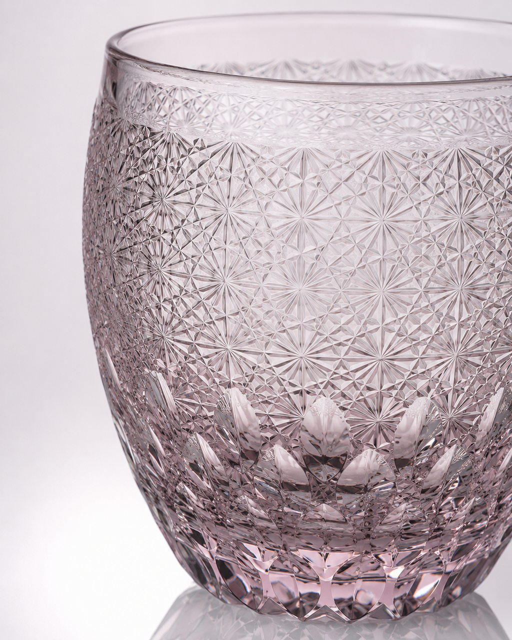 Pink Starfield Edo Kiriko Whisky Glass | Japanese Crystal Tumbler - Product image 4