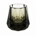 Obsidian Mystery Heavy-Base Whisky Glass | Modern Crystal Tumbler - Product image 1