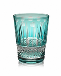 Sea Blue Crown Crystal Whisky Glass | Japanese-Inspired Cut Tumbler - Product image 1