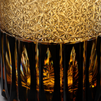 Golden Dawn Edo Kiriko Whisky Glass | Black Gold Japanese Tumbler - Product image 4
