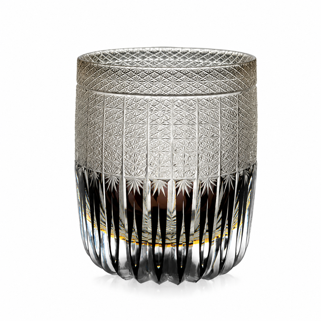 Polar Day Smoke Edo Kiriko Whisky Glass | Japanese Crystal Tumbler - Product image 1
