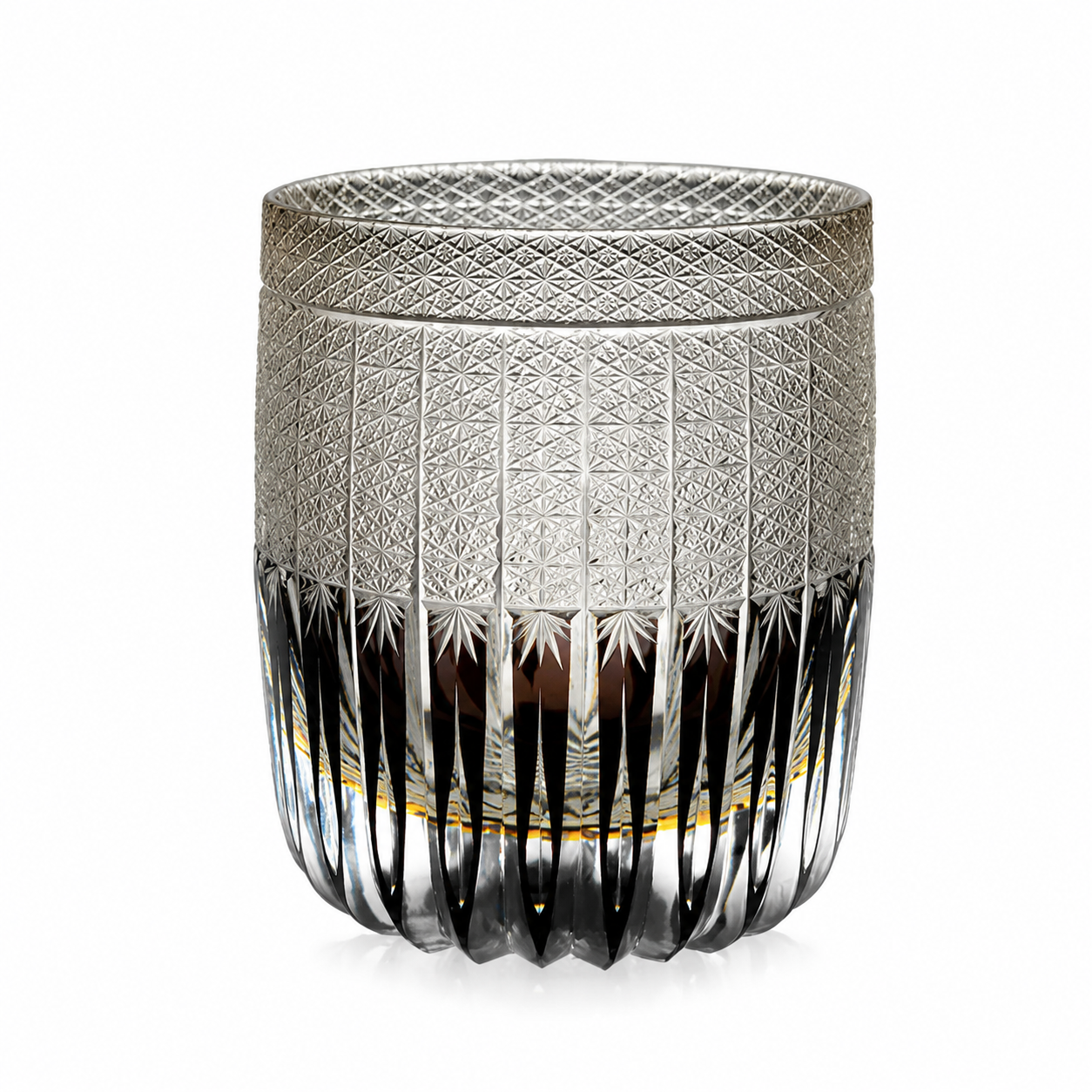 Polar Day Smoke Edo Kiriko Whisky Glass | Japanese Crystal Tumbler - Product image 1