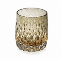 Wind-Cut Smoke Crystal Whisky Glass | Japanese Faceted Tumbler - Product image 1