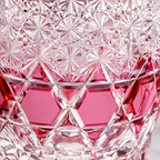 Rose Fluorite Edo Kiriko Whisky Glass | Japanese Crystal Tumbler - Product image 4