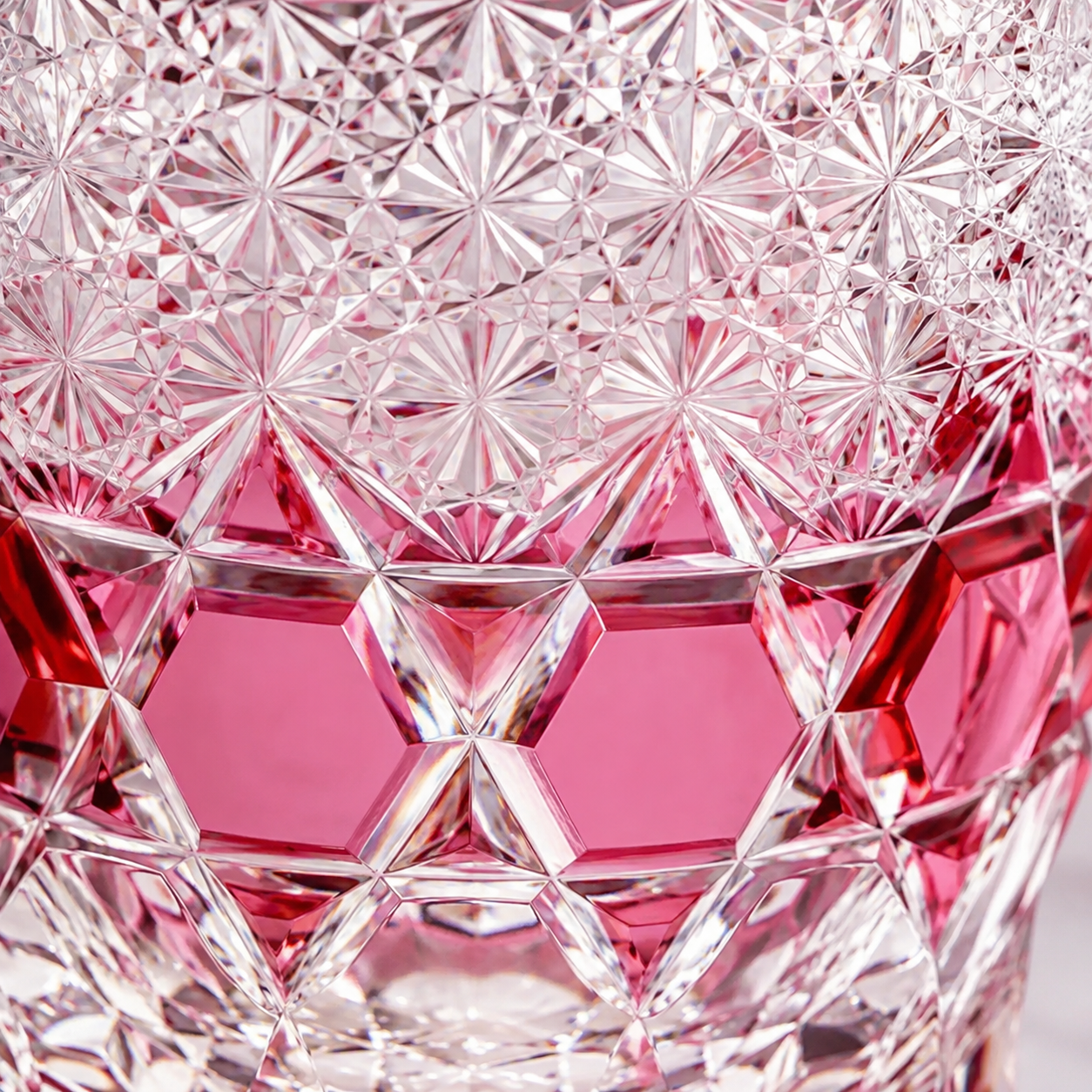 Rose Fluorite Edo Kiriko Whisky Glass | Japanese Crystal Tumbler - Product image 4