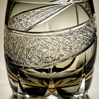 Lightning Smoke Edo Kiriko Whisky Glass | Japanese Crystal Tumbler - Product image 4