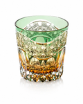 Green Aurora Edo Kiriko Whisky Glass | Japanese Crystal Tumbler - Product image 1