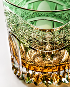 Green Aurora Edo Kiriko Whisky Glass | Japanese Crystal Tumbler - Product image 4