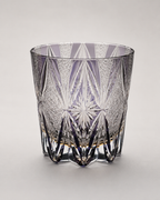 Lavender Key Crystal Whisky Glass | Japanese-Inspired Cut Tumbler - Product image 1
