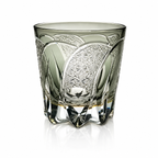 Moon Rainbow Sage Gray Edo Kiriko Whisky Glass | Japanese Crystal Tumbler - Product image 1