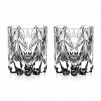 K9 Crystal Whisky Glass Gift Set | Pair of Faceted Tumblers - Product image 1