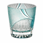 Ink-Wash Blue Cloud Edo Kiriko Whisky Glass | Japanese Crystal Tumbler - Product image 1