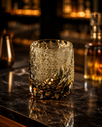 Dancing Wind Smoke Edo Kiriko Whisky Glass | Japanese Crystal Tumbler - Product image 2