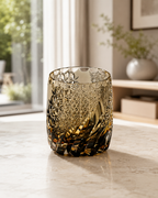 Dancing Wind Smoke Edo Kiriko Whisky Glass | Japanese Crystal Tumbler - Product image 3