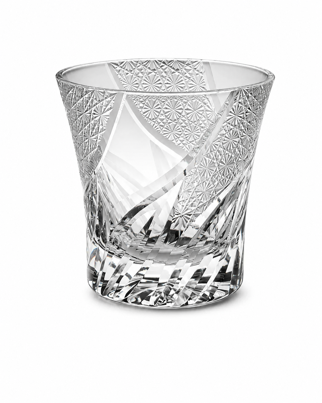 Heavenly Realm Clear Edo Kiriko Whisky Glass | Japanese Crystal Tumbler - Product image 1