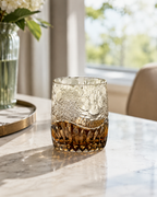Snow Blossom Edo Kiriko Whisky Glass | Japanese Crystal Tumbler - Product image 3