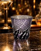 Purple Dawn Edo Kiriko Whisky Glass | Japanese Crystal Tumbler - Product image 2