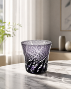 Purple Dawn Edo Kiriko Whisky Glass | Japanese Crystal Tumbler - Product image 3