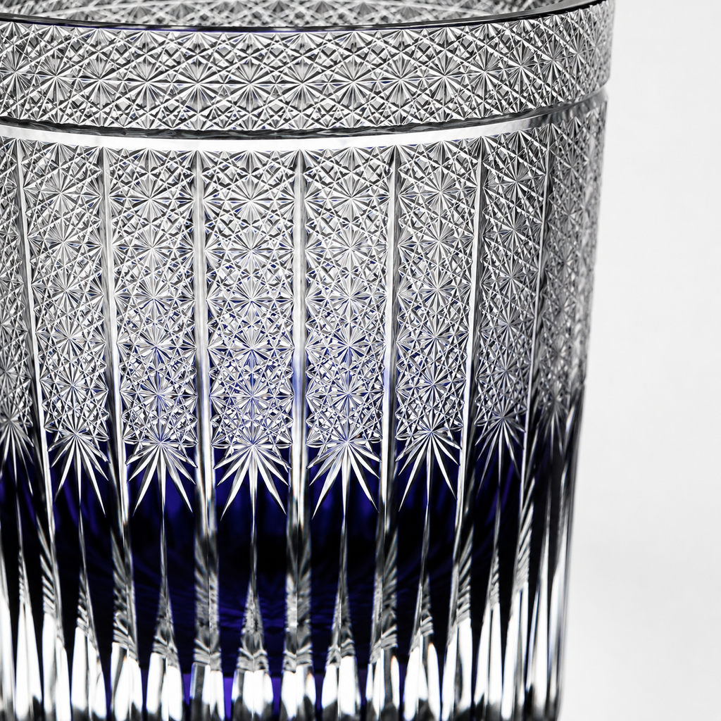 Purple Twilight Edo Kiriko Whisky Glass | Japanese Crystal Tumbler - Product image 4